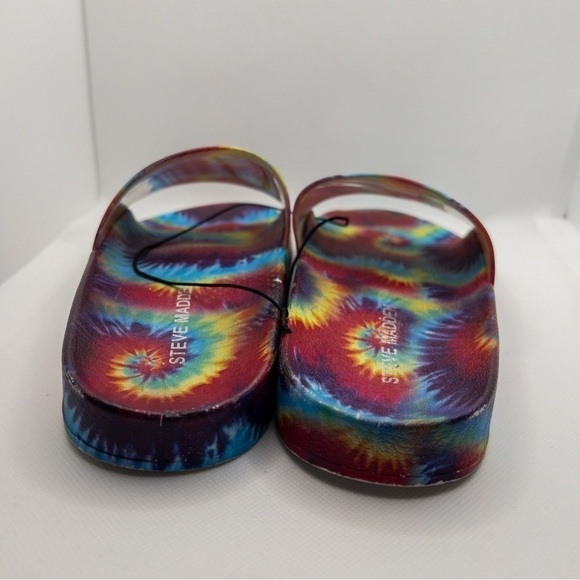 Steve Madden Womens Sofi Tie Dye Molded Slide Sandal Size 6 - Picture 4 of 7